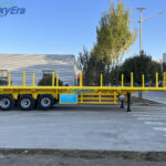 Heavy duty sidewall trailer for logging, customizable cargo sides