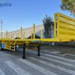 Heavy duty sidewall trailer for logging, customizable cargo sides
