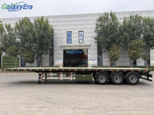 3-Axle 60-Ton Flatbed Semi-Trailer